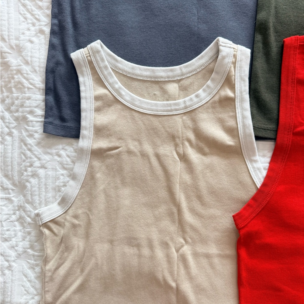 Target A New Day Women's Ribbed Tank Top - Lot of 6 - Picture 2 of 7